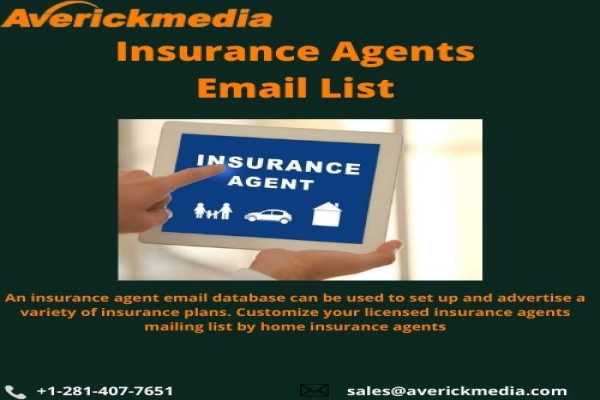 Get the best Insurance Agents Email List in US